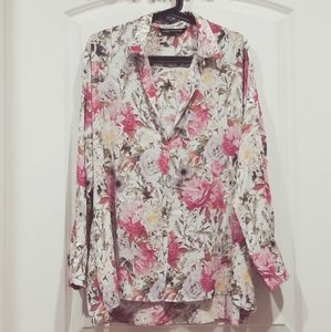 Zara Floral Print Top